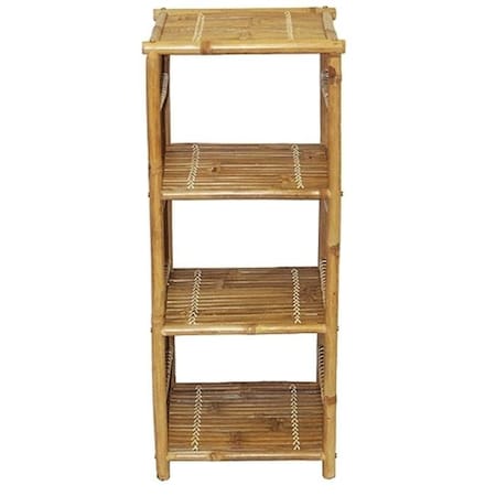 Bamboo54 Bamboo54 5470 Natural End Table with Four Shelves 5470